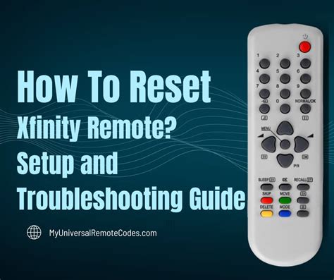 Press and hold the xfinity and Info buttons for five seconds. W