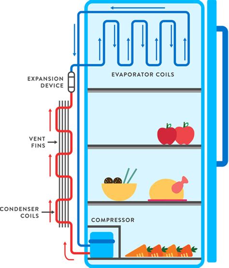 how does a fridge freezer work