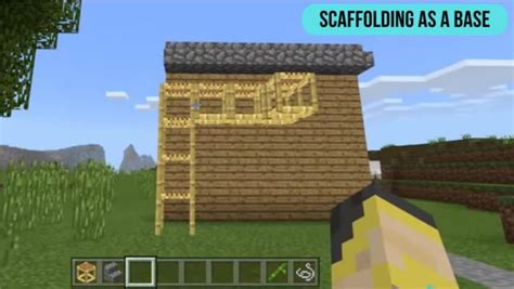 how does scaffolding work in minecraft
