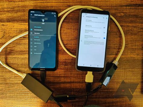 how does tethering work on android