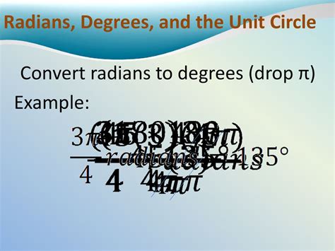 how estimate convert radians instruction degrees