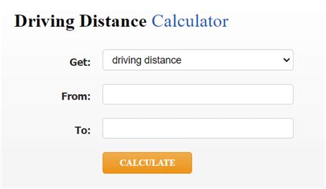 how far is it driving distance calculator