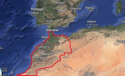 how far is morocco by plane