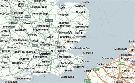 how far is witham
