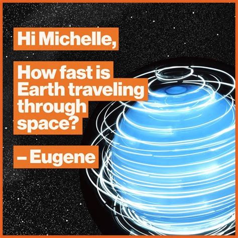 how fast is earth traveling