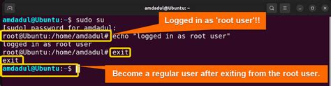 how suggest exit root terminate linux