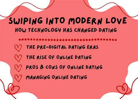 how has technology changed dating and relationships
