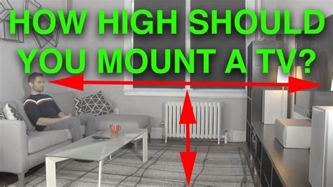 how high should your tv be