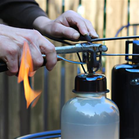 how hot does a propane torch burn