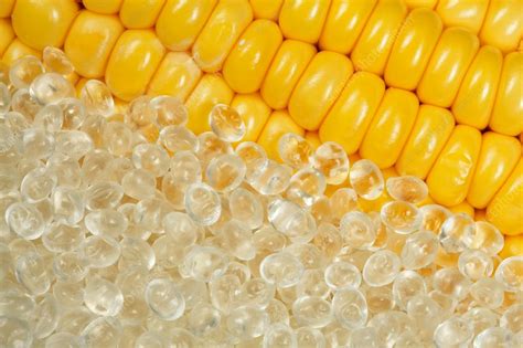 how is corn plastic made