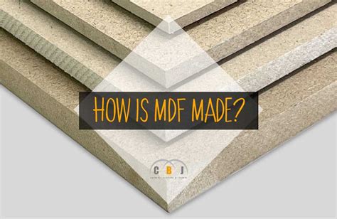 how is mdf made