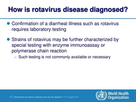 how is rotavirus diagnosed