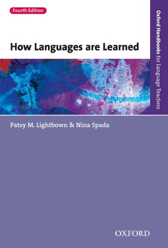How Languages Are Learned 4th Edition Oxford Handbooks For Language Teachers