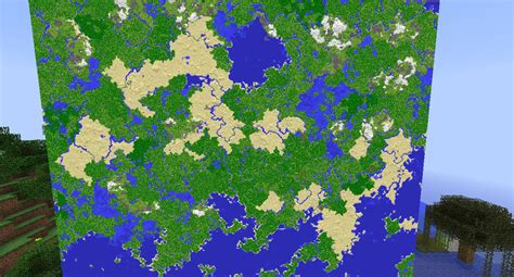 how large is minecraft map