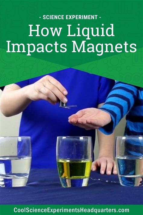 How Liquid Impacts A Magnet Cool Science Experiments Liquid Science Experiment - Liquid Science Experiment