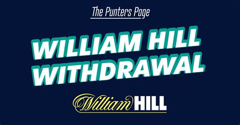 how long do william hill withdrawals take