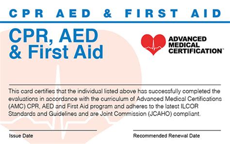 how long does aed certification last