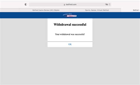 how long does betfred take to withdraw