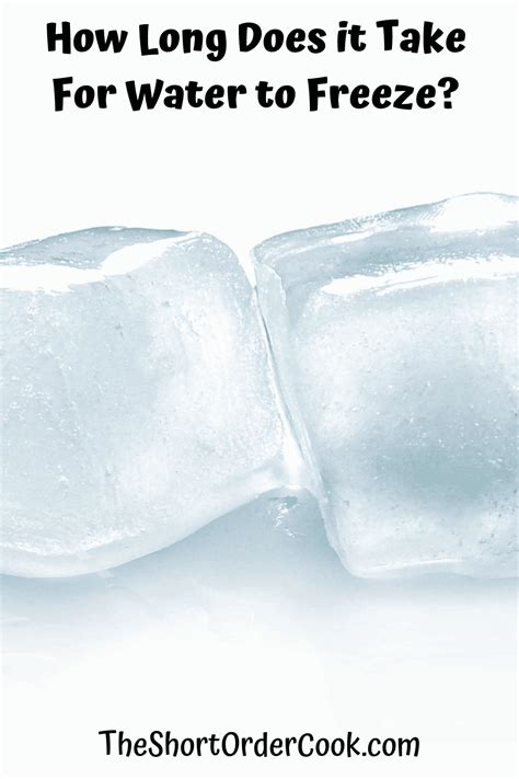 How Long Does Ice Take To Freeze