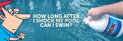 how long does shock last in pool
