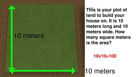 how long is a meter in minecraft