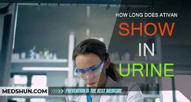 how long is ativan detectable in urine