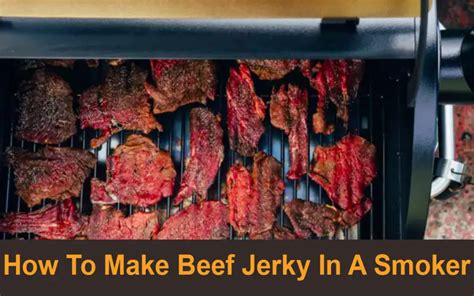 how long to cook jerky in smoker