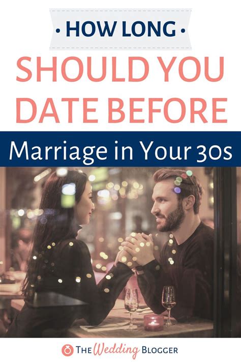 how long to date before marriage in your 30s vs