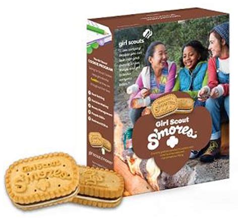 how many cookies in girl scout smores