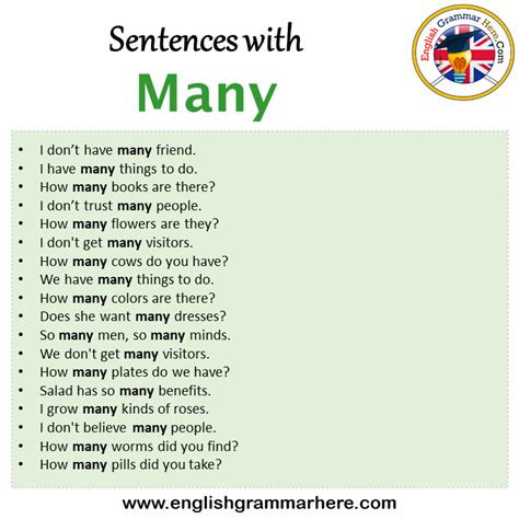 how many in sentence