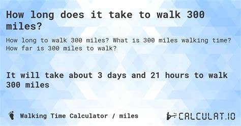How Many Miles Is 300 Meters