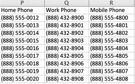 how many numbers in a telephone number