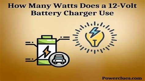 how many watts does a car use