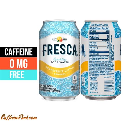 how much caffeine in fresca