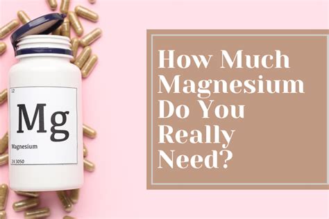 how much calm magnesium should i take