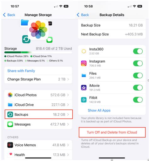 how much icloud storage needed to backup