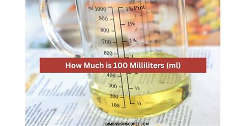 How Much Is 100 Ml