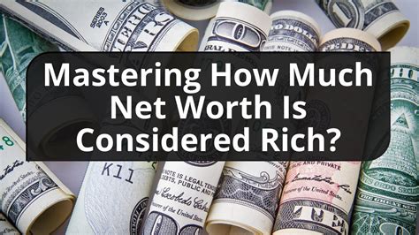 how much net worth is rich