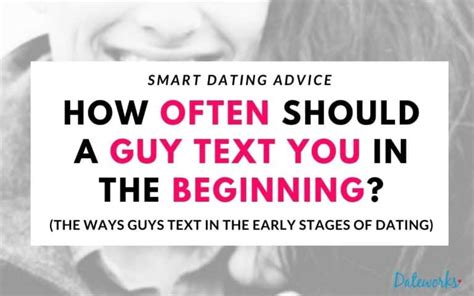 how often should i text a guy