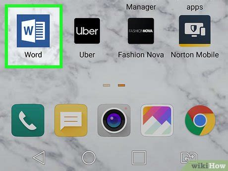 how open docx string in android