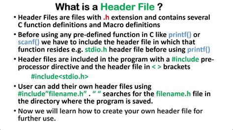 how many header article in c language