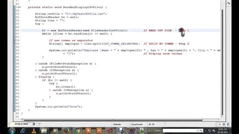 how read csv file in java