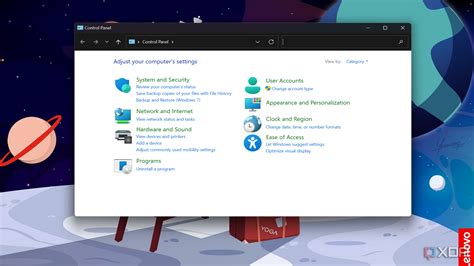 how do i hone to control panel
