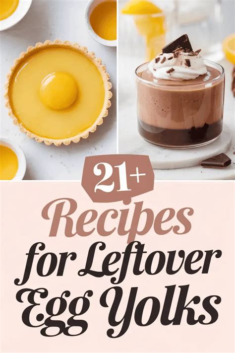 how should leftover egg yolks be stored