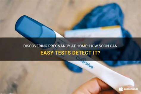 how soon can one detect pregnancy