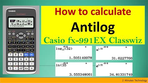 how take antilog in scientific calculator