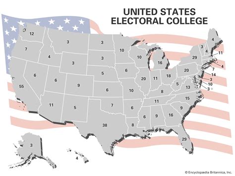 How The Electoral College Works For Kids The Printable Electoral College Map For Kids - Printable Electoral College Map For Kids