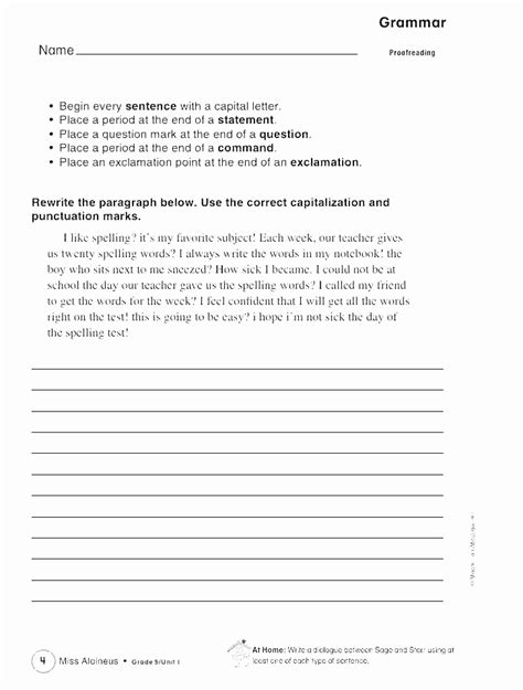 How To 30 Explore Paragraph Editing Worksheets 4th Edit Worksheet For Grade 4 - Edit Worksheet For Grade 4