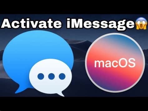 how to activate imessage on macbook pro