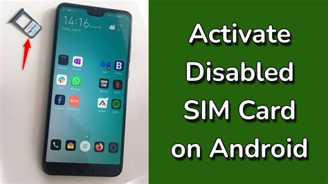 how to activate sim card android